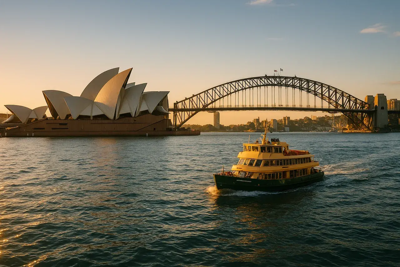 Opéra et Harbour Bridge, Sydney